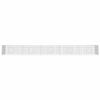 vidaXL Κλουβί Κουνελιών 5 Πάνελ 541x109x54 εκ. από Γαλβανισμένο Σίδερο