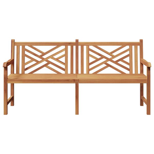 vidaXL Παγκάκι κήπου Καφέ 228 x 60 x 90 εκ Μασίφ ξύλο teak