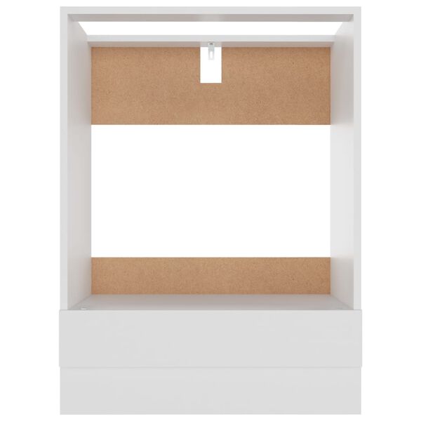 vidaXL Ντουλάπι για Φούρνο Lyon Lyon Λευκό 60x46x81,5 εκ. Επεξ. Ξύλο