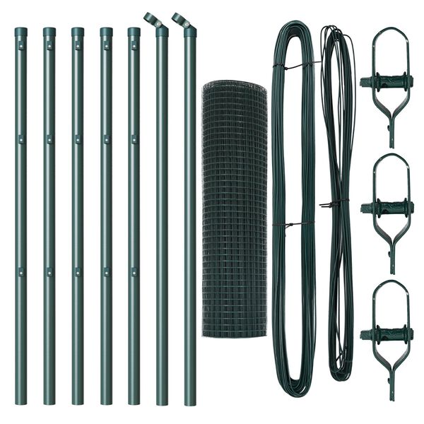 vidaXL &Sigma;&tau;ύ&lambda;&omicron;&sigmaf; &Pi;&epsilon;&rho;&iota;&phi;&rho;ά&xi;&epsilon;&omega;&nu; &Pi;&rho;ά&sigma;&iota;&nu;&omicron; 10 x 0,4 m (25 x 25 mm &delta;ί&kappa;&tau;&upsilon;&omicron;)