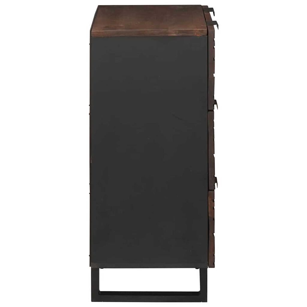 vidaXL Παραδοσιακά Πλευρικά Έπιπλα 2 pcs Καφέ 60 x 33.5 x 75 εκ.