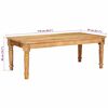 vidaXL Τραπεζάκι σαλονιού Καφέ 100 x 55 x 40 cm Μασίφ ξύλο μάνγκο