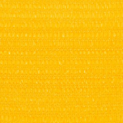 vidaXL Πανί Σκίασης Κίτρινο 3,5 x 3,5 x 4,9 μ. 160 γρ./μ² από HDPE