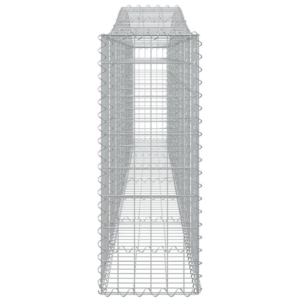 vidaXL Συρματοκιβώτια Τοξωτά 3 τεμ. 400x30x80/100 εκ. Γαλβαν. Ατσάλι
