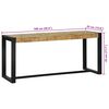 vidaXL Παγκάκι Πολύχρωμο 100 x 35 x 45 εκ. Μασίφ ανακυκλωμένο ξύλο