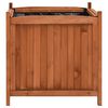vidaXL Ζαρντινιέρες Υπερυψωμένες 2 τεμ. 50 x 50 x 50 εκ. Ξύλο Ελάτης