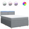 vidaXL &Kappa;&rho;&epsilon;&beta;ά&tau;&iota; Boxspring &mu;&epsilon; &Sigma;&tau;&rho;ώ&mu;&alpha; &Alpha;&nu;. &Pi;&rho;ά&sigma;&iota;&nu;&omicron; 160x200&epsilon;&kappa; &Upsilon;&phi;&alpha;&sigma;&mu;ά&tau;&iota;&nu;&omicron;