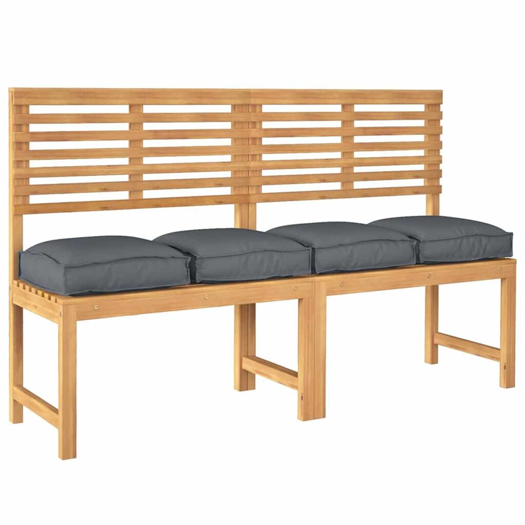 vidaXL Μαξιλάρι παλέτας για κάθισμα 4 pcs Ανθρακί 40 x 40 x 8 εκ.