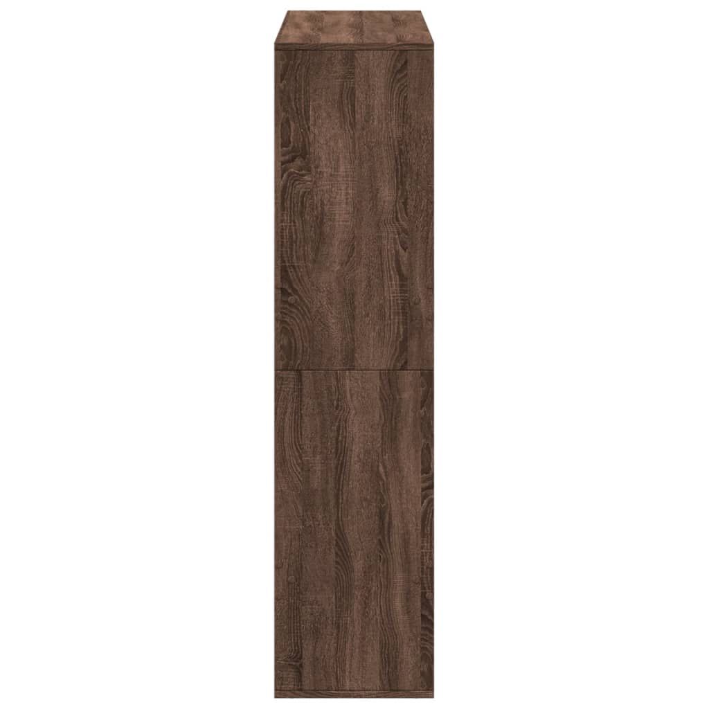 vidaXL Βιβλιοθήκη Καφέ Δρυς 100x33x135 εκ. από Επεξεργασμένο Ξύλο