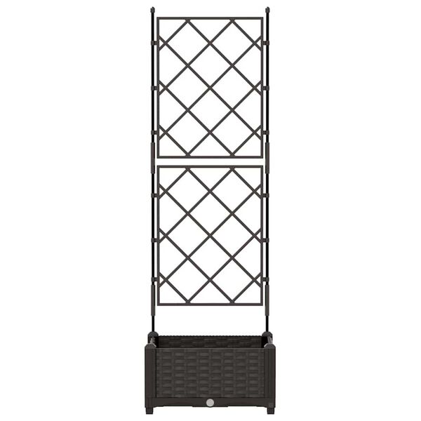 vidaXL Κηποτινάκι με Τρέλα Καφέ 40 x 40 x 125.5 εκ. PP