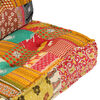 vidaXL Πουφ Patchwork 100 x 100 x 20 εκ. Υφασμάτινο