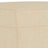 vidaXL Υποπόδιο Κρεμ 70 x 55 x 41 εκ. Υφασμάτινο