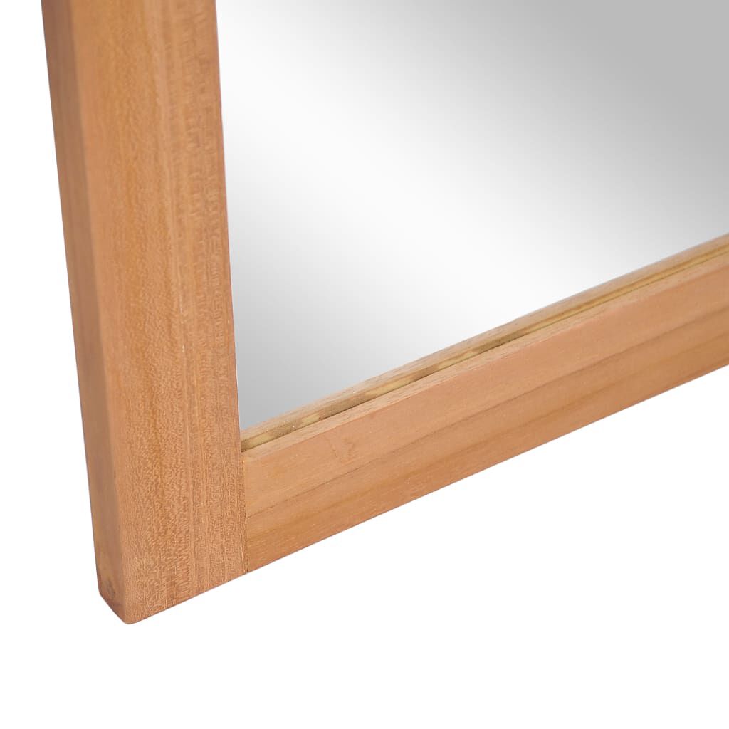 vidaXL Καθρέφτης Τοίχου 50 x 70 εκ. από Μασίφ Ξύλο Teak