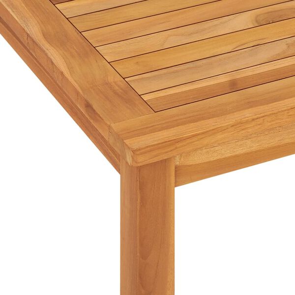 vidaXL Τραπεζαρία Κήπου 120 x 70 x 77 εκ. από Μασίφ Ξύλο Teak