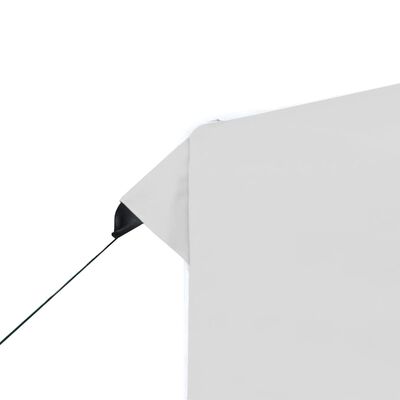 vidaXL Κιόσκι με Τοιχώματα Πτυσσόμενο Επαγγ. Λευκό 3x3 μ. Αλουμινίου