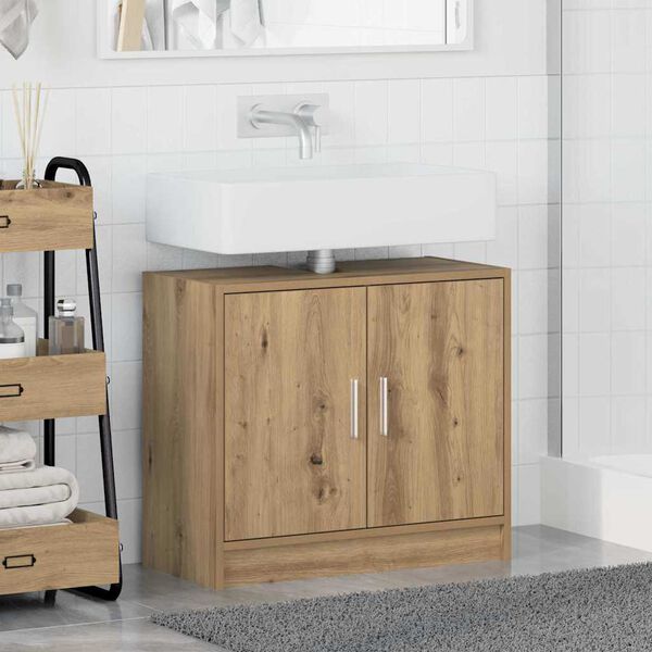 vidaXL Ντουλάπα Νιπτήρα Artisan Oak 63 x 29 x 55 cm Επεξεργασμένο ξύλο