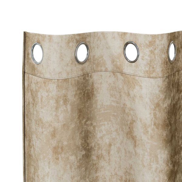 vidaXL Κουρτίνα με κουρτίνες 2 pcs Κρεμ 175 x 140 εκ. Βελούδο