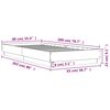 vidaXL Πλαίσιο Κρεβατιού με λυχνίες LED Καφέ Δρυς 90 x 200 εκ.