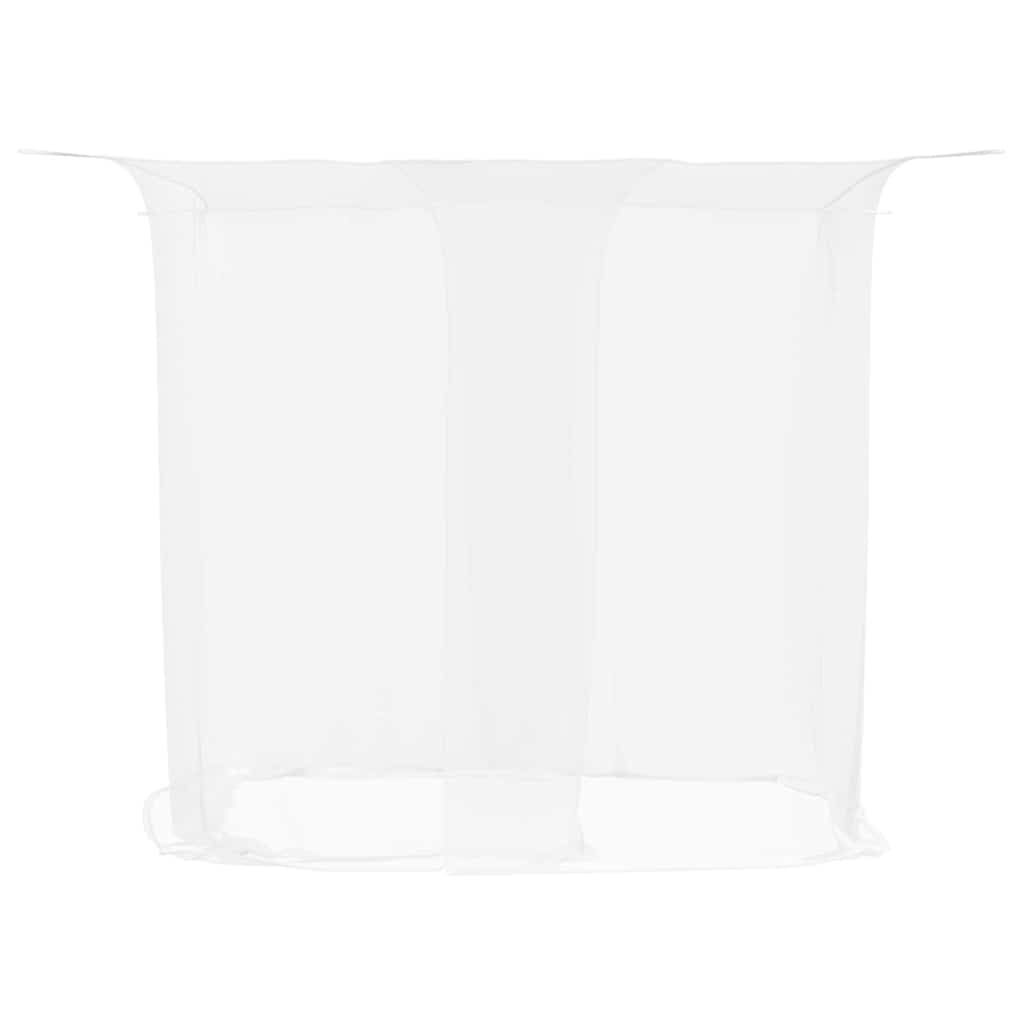 vidaXL Κουνουπιέρα Κρεμαστή 156 Λευκή 220x200x210 εκ. από Δίχτυ