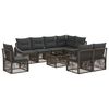 vidaXL &Sigma;&epsilon;&tau; &Kappa;&alpha;&nu;&alpha;&pi;έ &Kappa;ή&pi;&omicron;&upsilon; 9 &tau;&mu;&chi;. &Gamma;&kappa;&rho;&iota; &sigma;&upsilon;&nu;&theta;&epsilon;&tau;&iota;&kappa;ό &rho;&alpha;&tau;ά&nu;