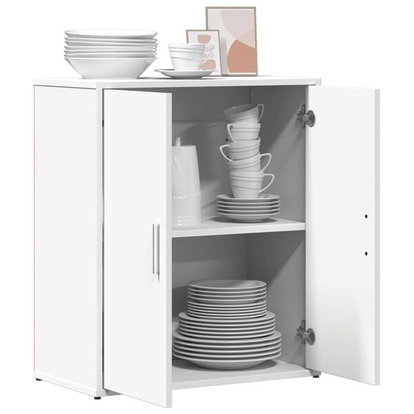 vidaXL Βοηθητικό Ντουλάπι Λευκό 60x31x70 εκ. από Επεξεργασμένο Ξύλο