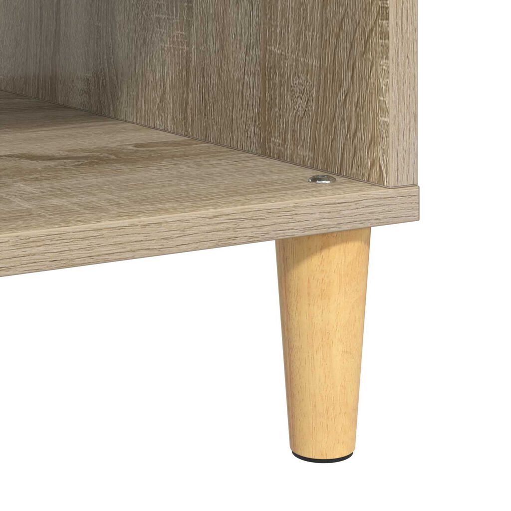 vidaXL με αποθήκευση με πόρτα Sonoma Δρυς 103.5 x 60 x 35 εκ Επεξεργασμένο ξύλο
