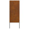 vidaXL Οθόνη Ιδιωτικότητας Κήπου Σκ rusty 50 x 140 εκ