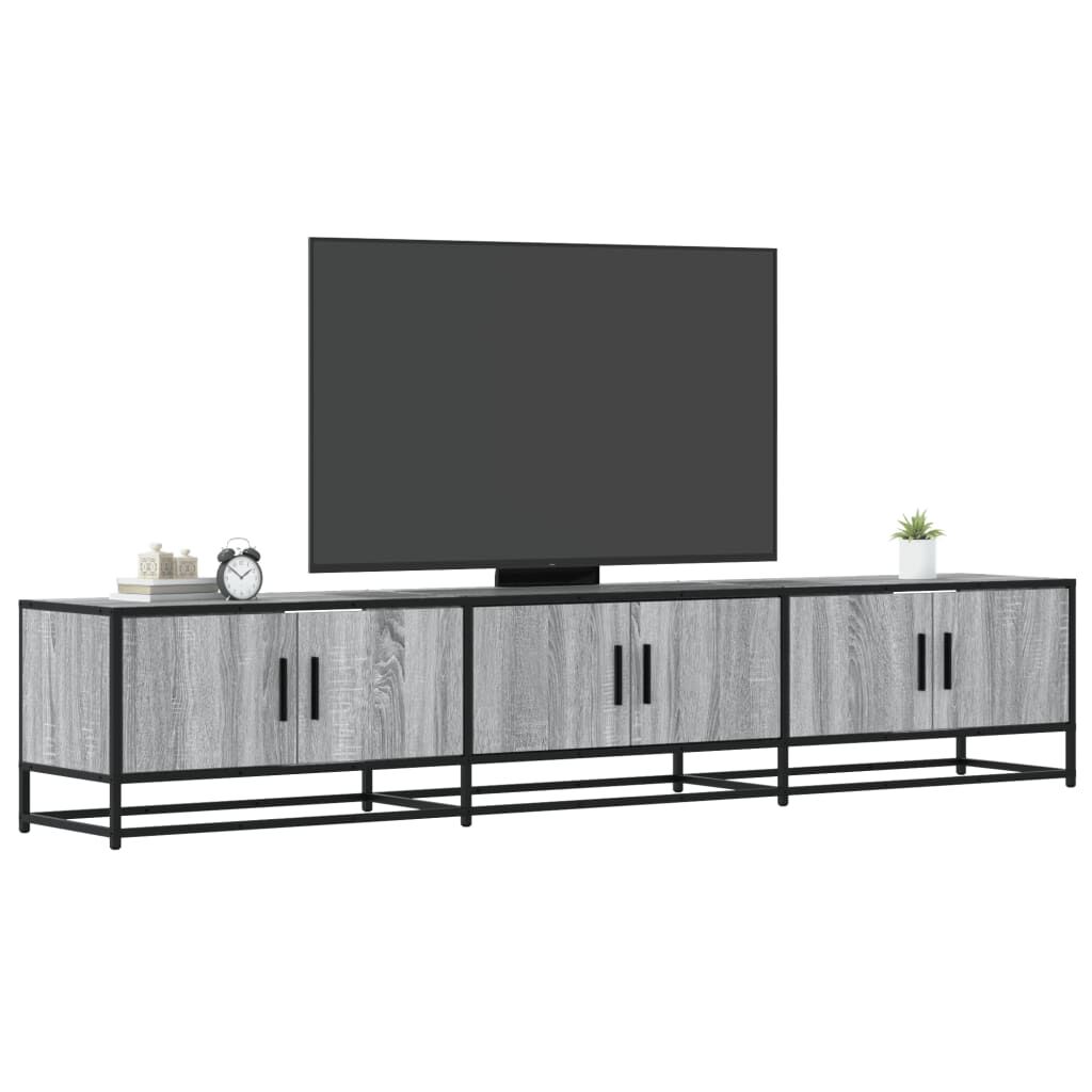 vidaXL Έπιπλο Τηλεόρασης Γκρι Sonoma 210x35x41 εκ. από Επεξεργ. Ξύλο