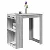 vidaXL Τραπέζι Μπαρ Γκρι Sonoma 102x70x103,5 εκ. Επεξεργ. Ξύλο