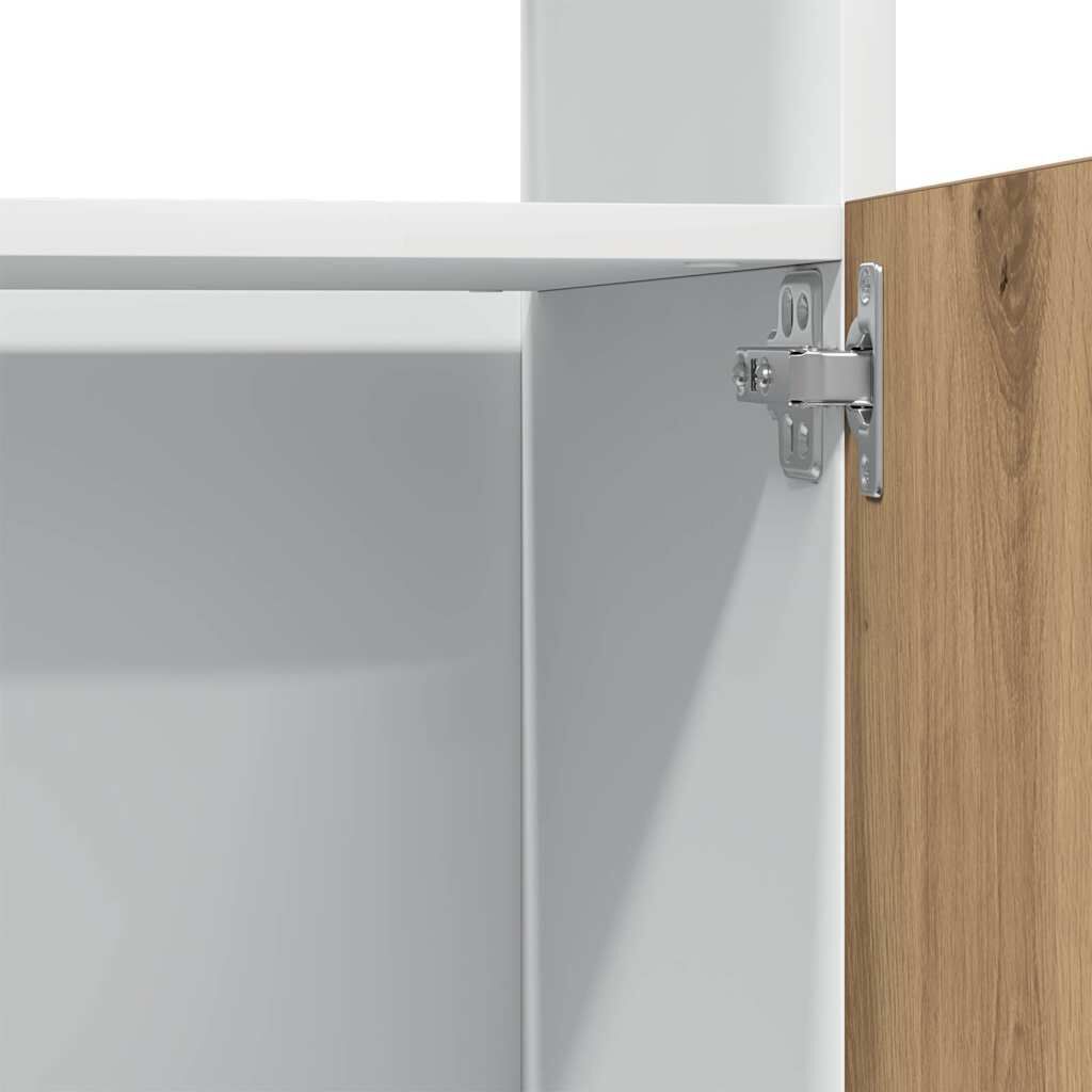 vidaXL Ντουλάπι φούρνου μικροκυμάτων Lyon Artisan Oak