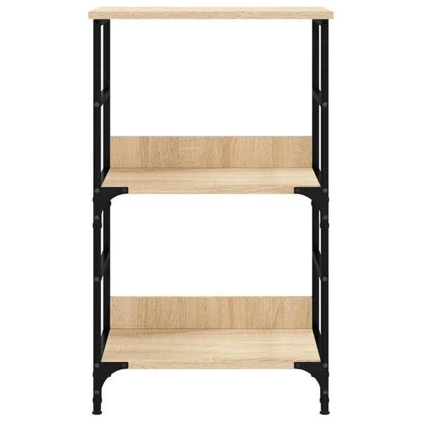 vidaXL Βιβλιοθήκη Sonoma Δρυς 50 x 33 x 82 εκ. από Επεξεργασμένο Ξύλο