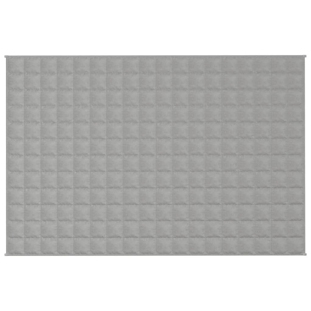 vidaXL Κουβέρτα Βαρύτητας Γκρι 120 x 180 εκ. 5 κ. Υφασμάτινη
