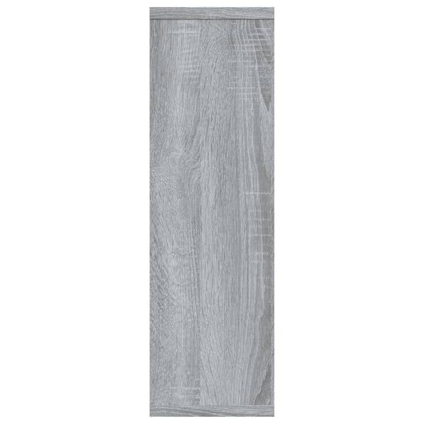 vidaXL Ραφιέρα Τοίχου Γκρι Sonoma 85x16x52,5 εκ. Επεξεργασμένο Ξύλο