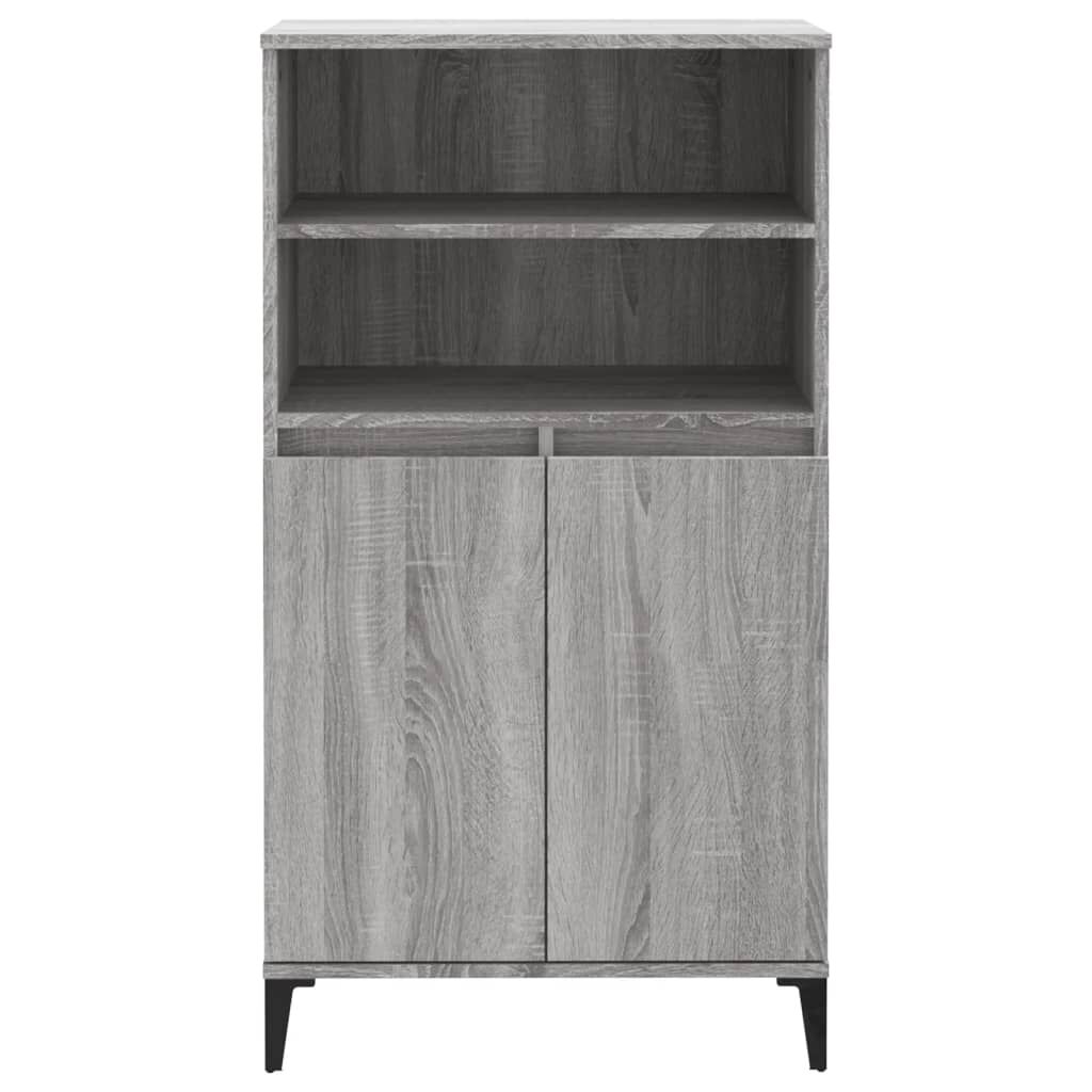 vidaXL Ντουλάπι Γκρι Sonoma 60 x 36 x 110 εκ. από Επεξεργασμένο Ξύλο