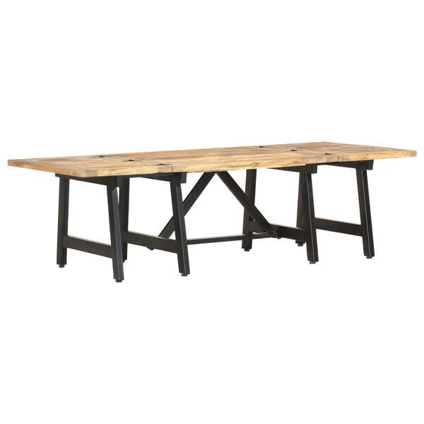 vidaXL Τραπέζι Σαλονιού Επεκτεινόμενο 160x70x45 εκ. Μασίφ Ξύλο Μάνγκο