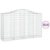 vidaXL &Sigma;&upsilon;&rho;&mu;&alpha;&tau;&omicron;&kappa;&iota;&beta;ώ&tau;&iota;&alpha; &Tau;&omicron;&xi;&omega;&tau;ά 14 &tau;&epsilon;&mu;. 200x50x120/140 &epsilon;&kappa;. &Gamma;&alpha;&lambda;&beta;&alpha;&nu;. &Alpha;&tau;&sigma;ά&lambda;&iota;