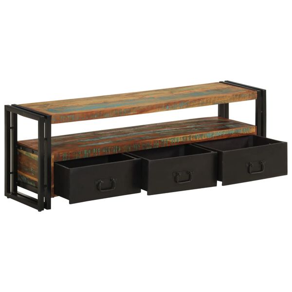 vidaXL Έπιπλο Τηλεόρασης 120 x 30 x 40 εκ. από Μασίφ Ανακυκλωμένο Ξύλο