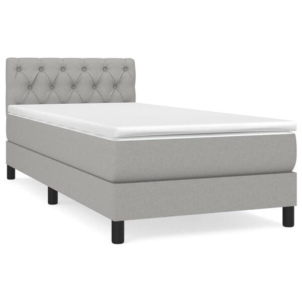 vidaXL &Kappa;&rho;&epsilon;&beta;ά&tau;&iota; Boxspring &mu;&epsilon; &Sigma;&tau;&rho;ώ&mu;&alpha; &Alpha;&nu;&omicron;&iota;&chi;&tau;ό &Gamma;&kappa;&rho;&iota; 80x200 &epsilon;&kappa;. &Upsilon;&phi;&alpha;&sigma;&mu;ά&tau;&iota;&nu;&omicron;