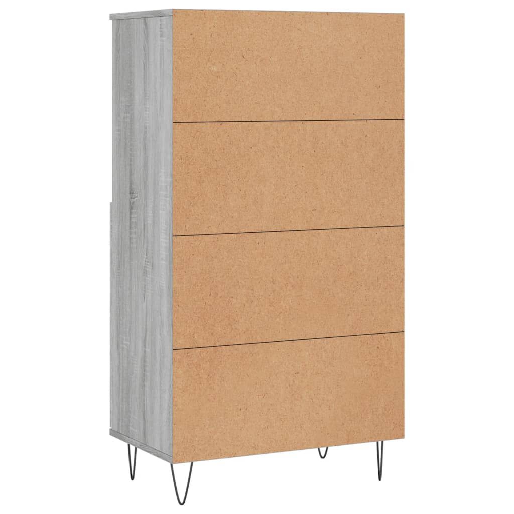vidaXL Ντουλάπι Γκρι Sonoma 60 x 36 x 110 εκ. από Επεξεργασμένο Ξύλο