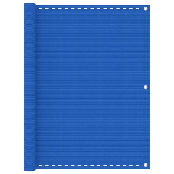 vidaXL Διαχωριστικό Βεράντας Μπλε 120 x 400 εκ. από HDPE
