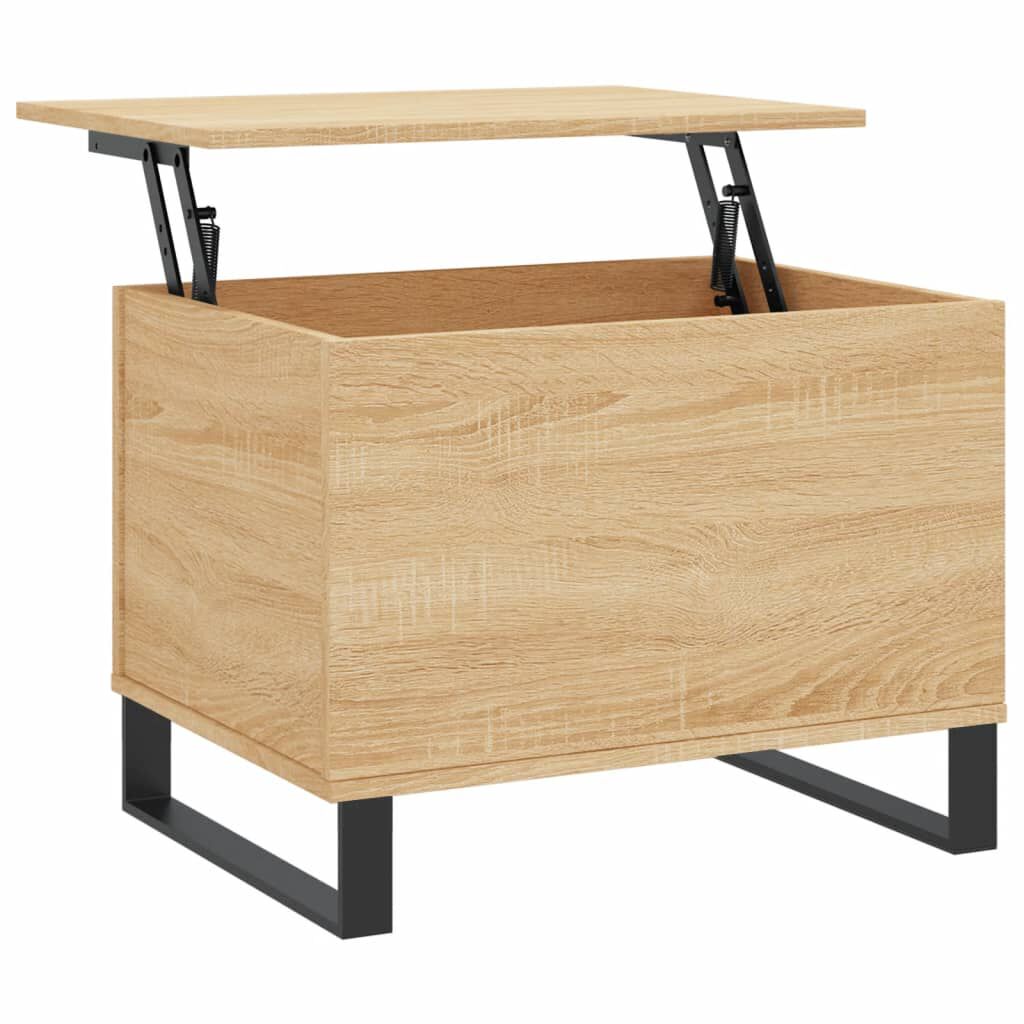 vidaXL Τραπεζάκι Σαλονιού Sonoma Δρυς 60x44,5x45εκ. Επεξεργασμένο Ξύλο