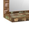 vidaXL Καθρέφτης Μπάνιου Καφέ 50 x 22 x 70 εκ Ανακτημένο Στερεό Ξύλο