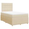 vidaXL &Kappa;&rho;&epsilon;&beta;ά&tau;&iota; Boxspring &mu;&epsilon; &Sigma;&tau;&rho;ώ&mu;&alpha; &Kappa;&rho;&epsilon;&mu; 120x200 &epsilon;&kappa;. &Upsilon;&phi;&alpha;&sigma;&mu;ά&tau;&iota;&nu;&omicron;
