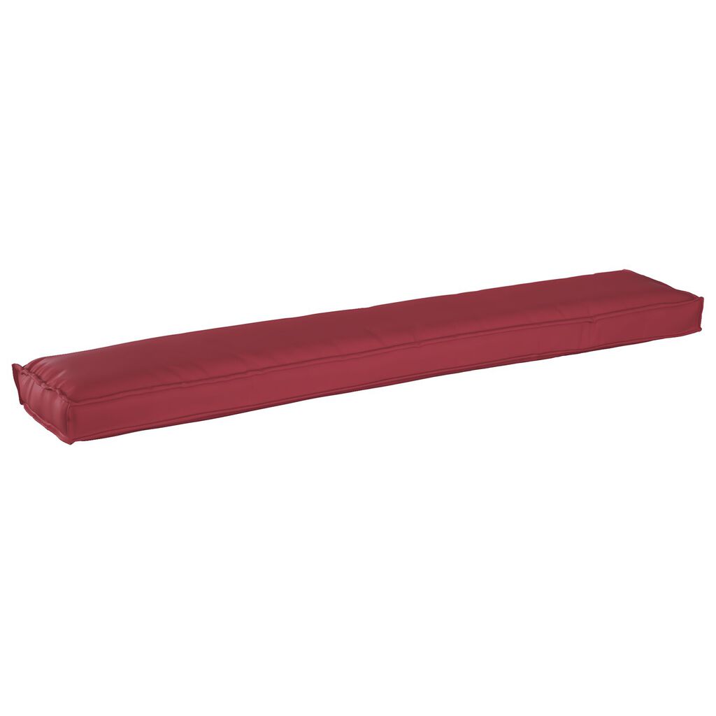 vidaXL Μαξιλάρι Παγκάκι Κρασιού Κόκκινο 200x40x8 εκ. Υφασμάτινη Όξφορντ