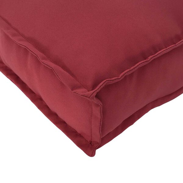 vidaXL Μαξιλάρι Παλέτας για Πάγκο Μπορντό 150x40x7 cm, Ύφασμα Oxford