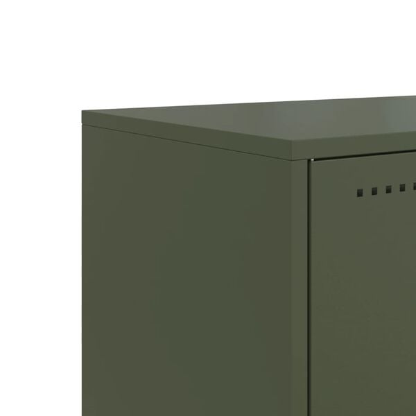 vidaXL Ντουλάπι Λευκό 36x39x107 εκ. από Ατσάλι