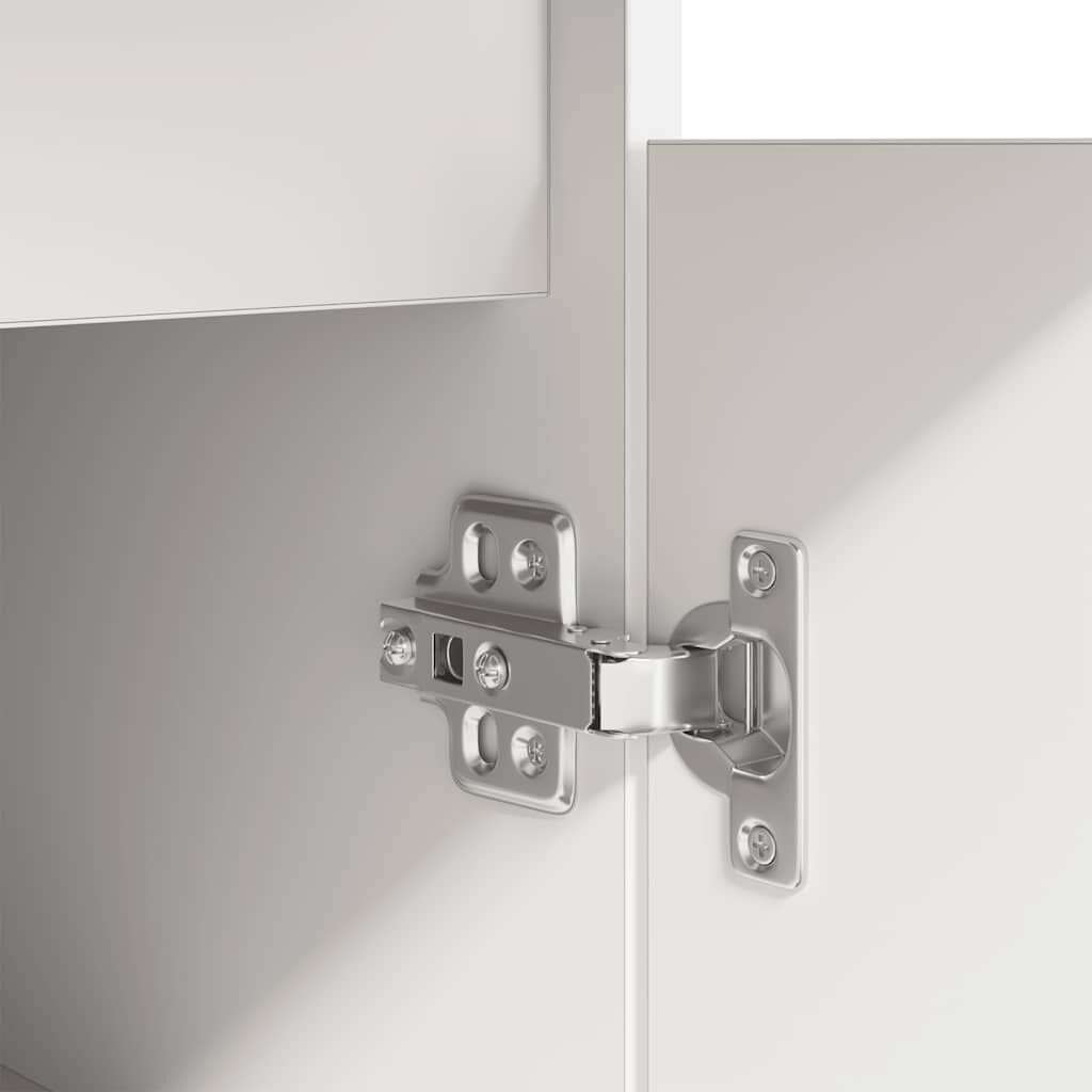 vidaXL Γραφείο Λευκό 86x49x76 εκ. από Επεξεργασμένο Ξύλο