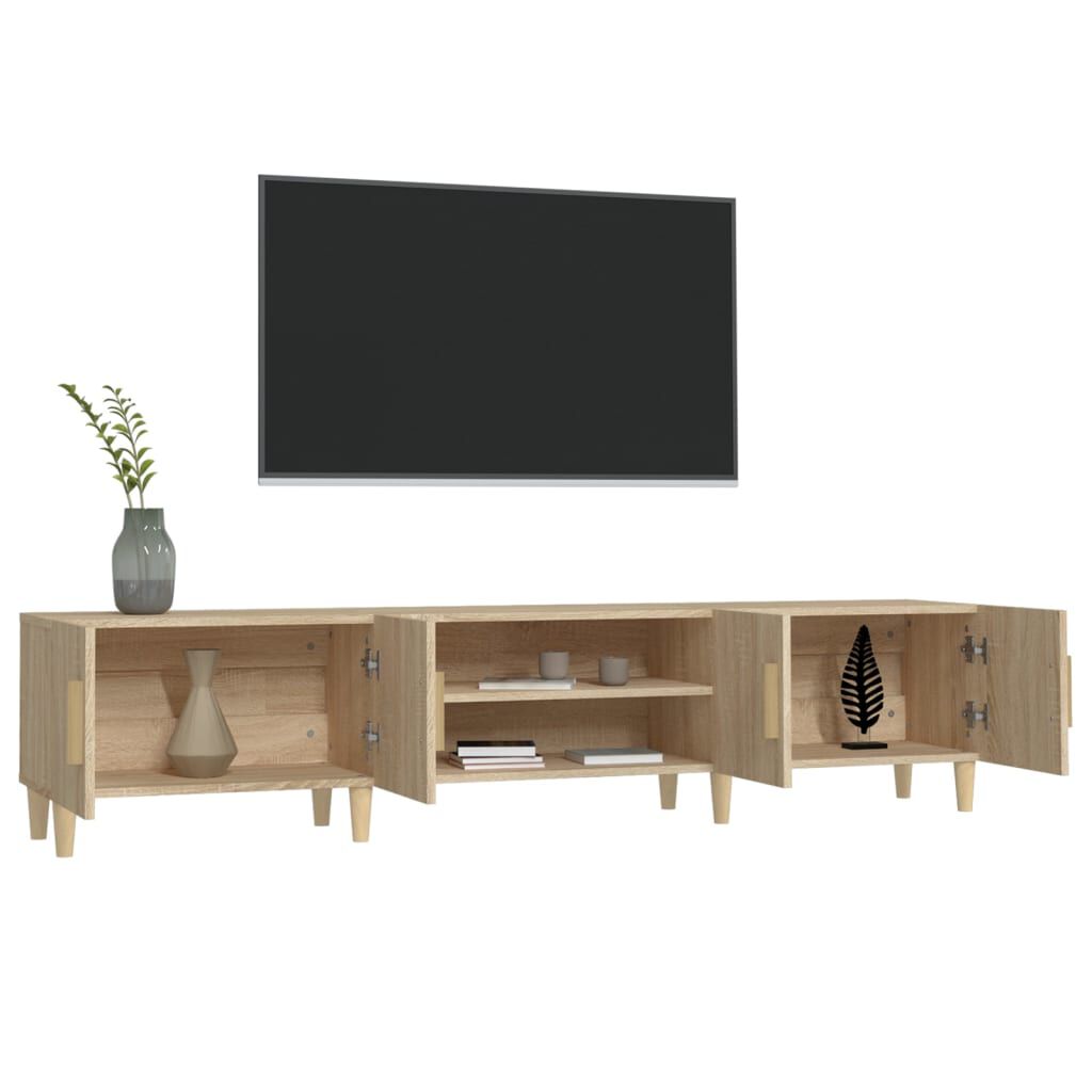 vidaXL Έπιπλο Τηλεόρασης Sonoma Δρυς 180x31,5x40 εκ. Επεξ. Ξύλο