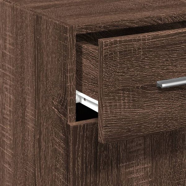 vidaXL Μπουφές Καφέ Δρυς 30x42,5x93 εκ. από Επεξεργασμένο Ξύλο
