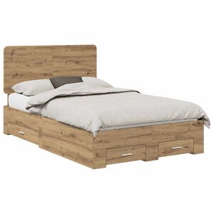 vidaXL &Sigma;&kappa;&epsilon;&lambda;&epsilon;&tau;ό&sigmaf; &Kappa;&rho;&epsilon;&beta;&alpha;&tau;&iota;&omicron;ύ Artisan Oak 120 x 190 cm &Epsilon;&pi;&epsilon;&xi;&epsilon;&rho;&gamma;&alpha;&sigma;&mu;έ&nu;&omicron; &xi;ύ&lambda;&omicron;